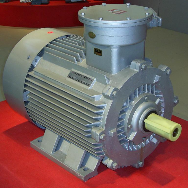 YBBP-160L-6防爆电机45°角实拍